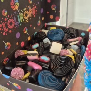 A liquorice mix box